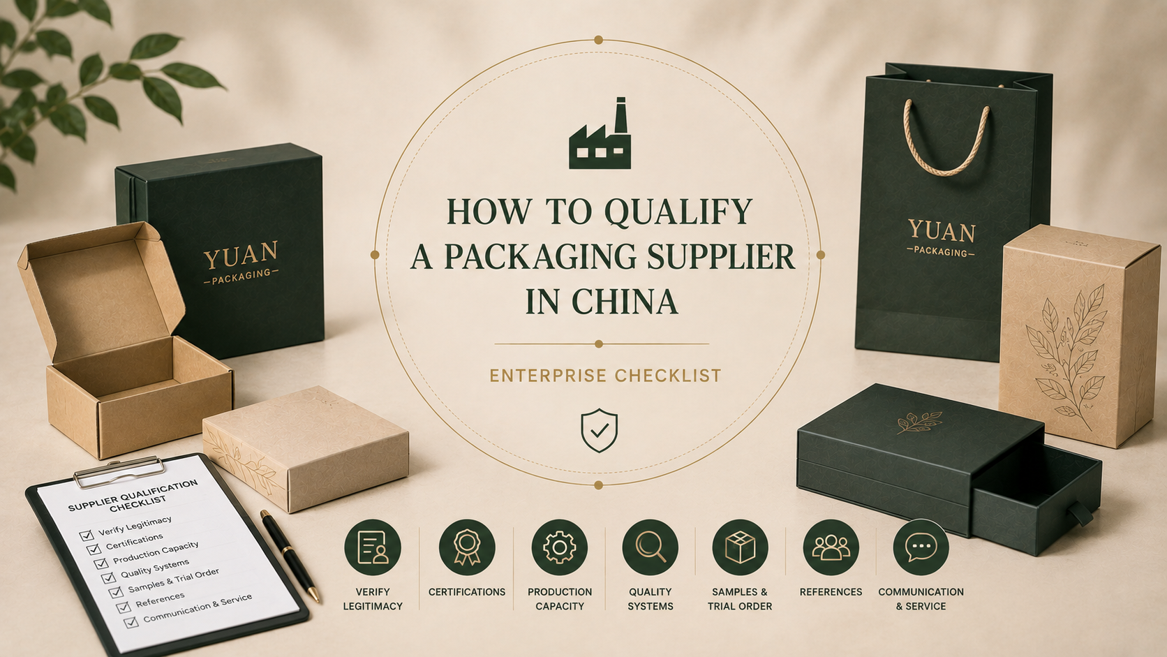 How to Qualify a Packaging Supplier in China (Enterprise Checklist)